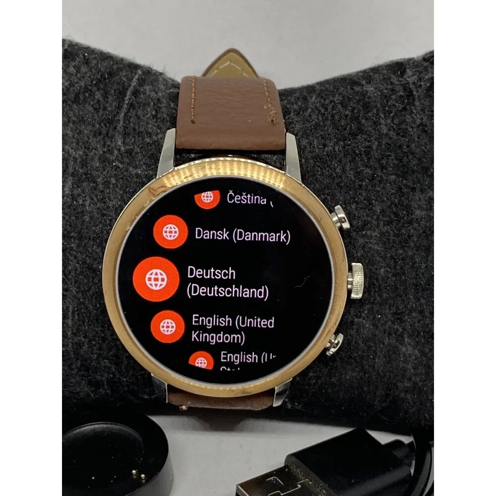 Fossil Gen 4 Authentic Digital Dial Smart Watch Custom Band FTW6016 LT329